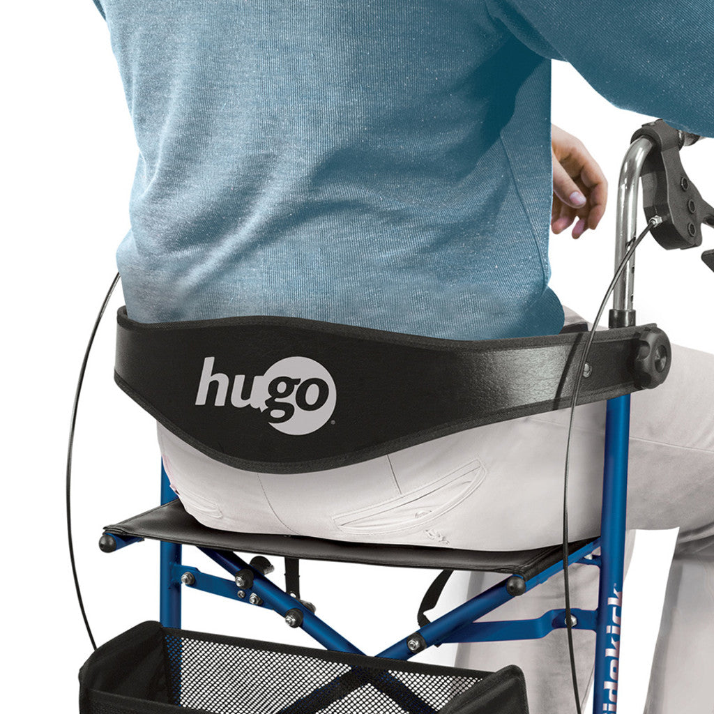 HUGO Sidekick Side Folding Rolling Walker with Seat