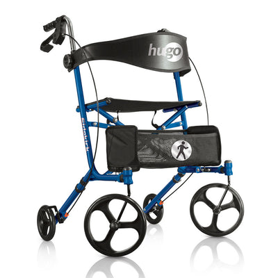 HUGO Sidekick Side Folding Rolling Walker with Seat