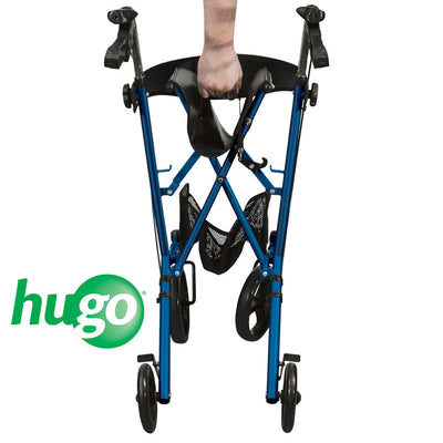 HUGO Sidekick Side Folding Rolling Walker with Seat