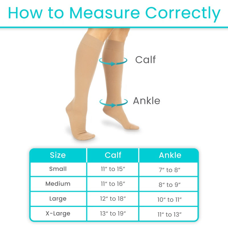 Knee High Compression Stockings 30-40mmHg