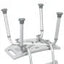 Deluxe Aluminum Bath Chair With Tool-free Removable Back